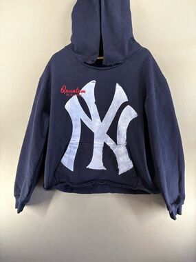 Quantum Kwon Thum Good Bless The Bronx Hoodie Medium Navy